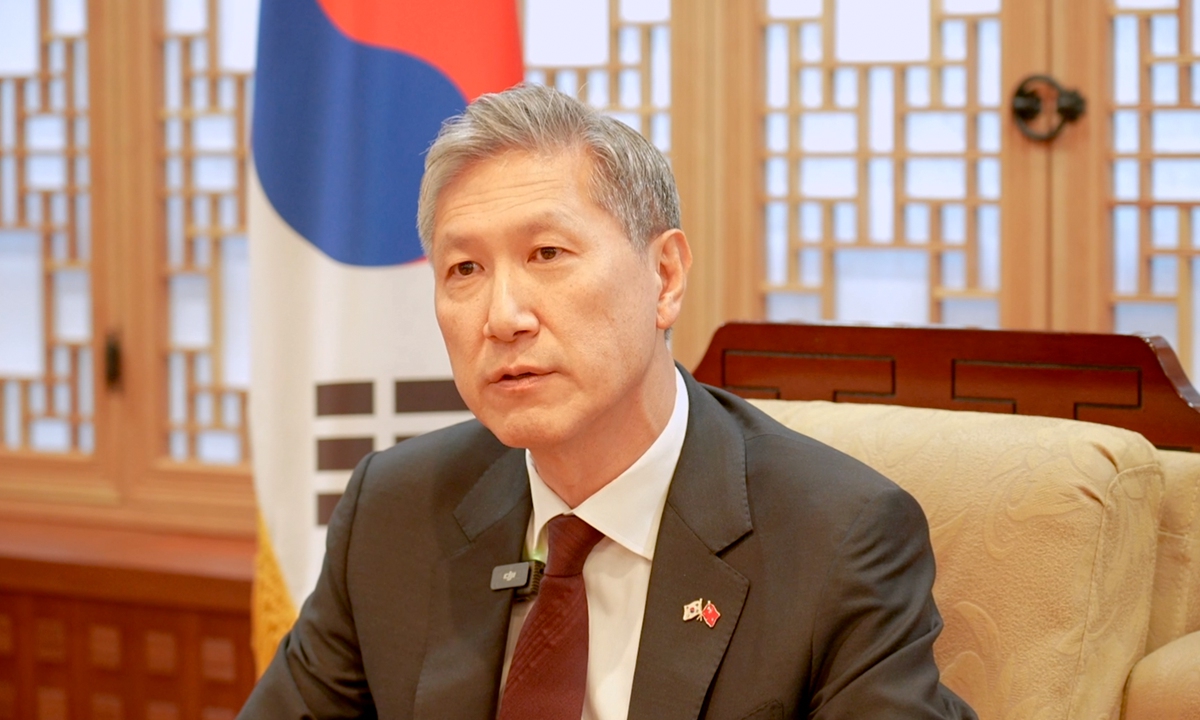 Ro Jae-hun, ambassador of South Korea to China Photo: Liu Xiaojing/GT